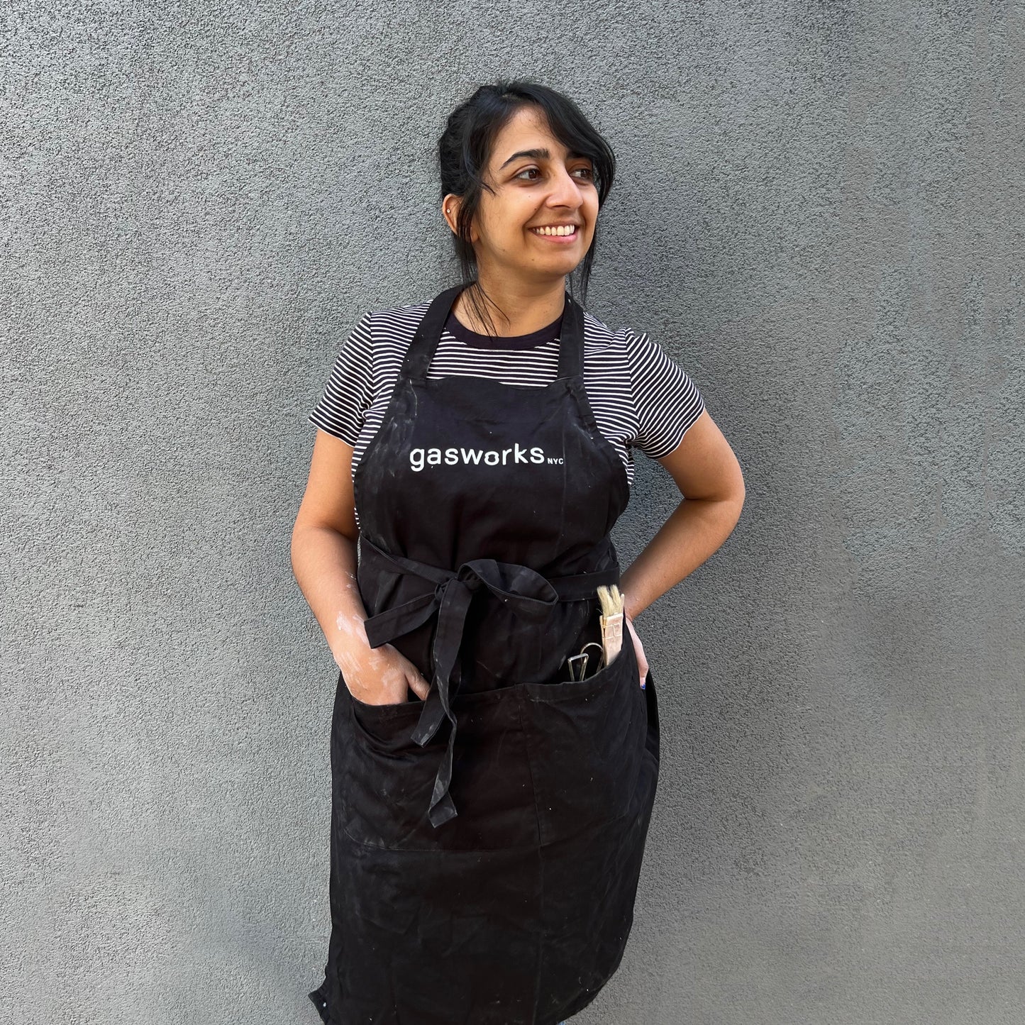 Gasworks NYC organic cotton apron