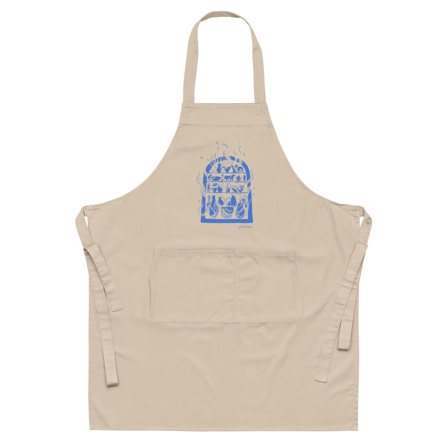 Kiln Spirits organic cotton apron