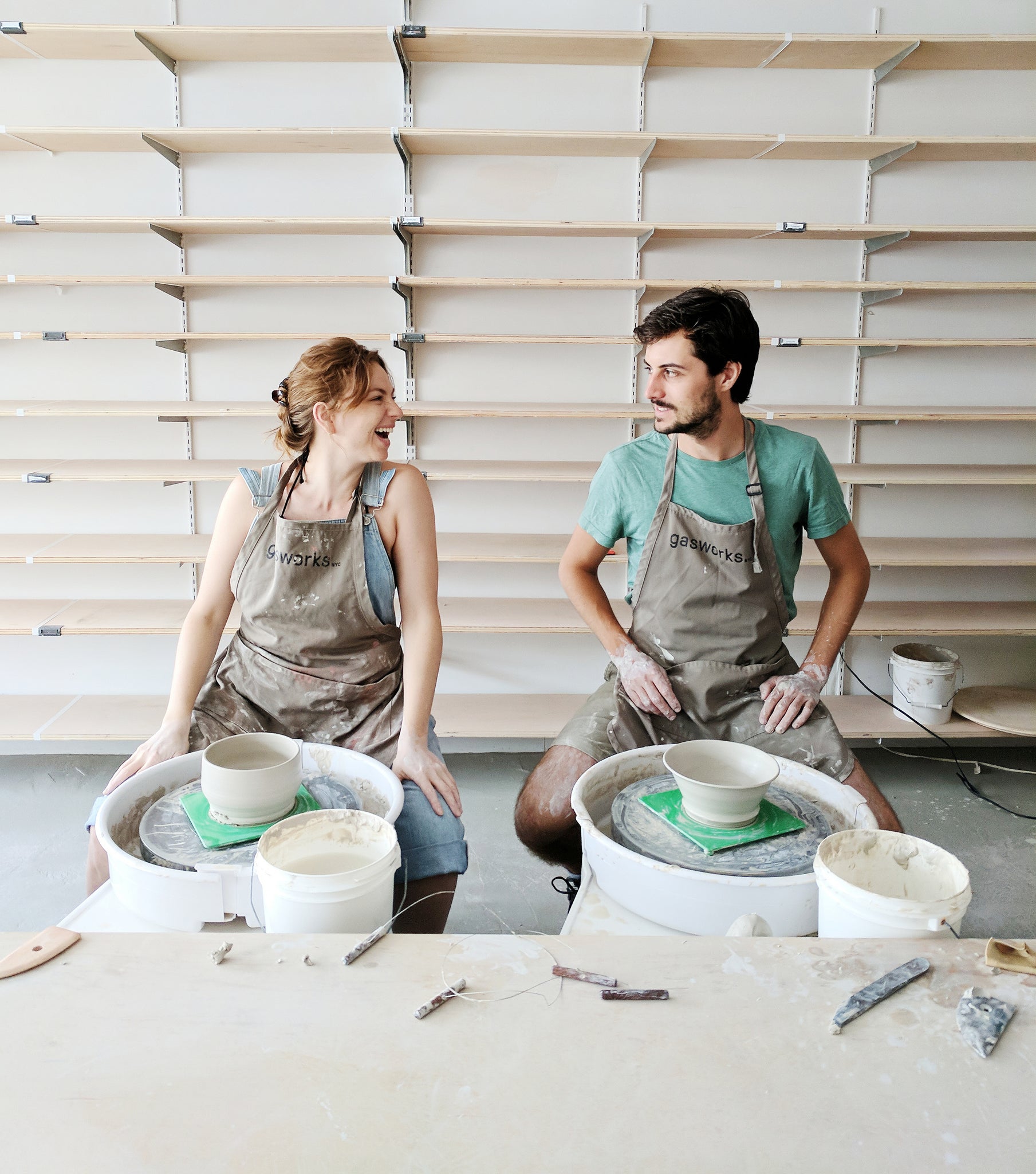 Date Night Pottery Class For Couples NYC. Fun Pottery Classes NYC